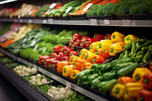 鲜活田园 农贸市场中新鲜蔬菜与水果的零售魅力